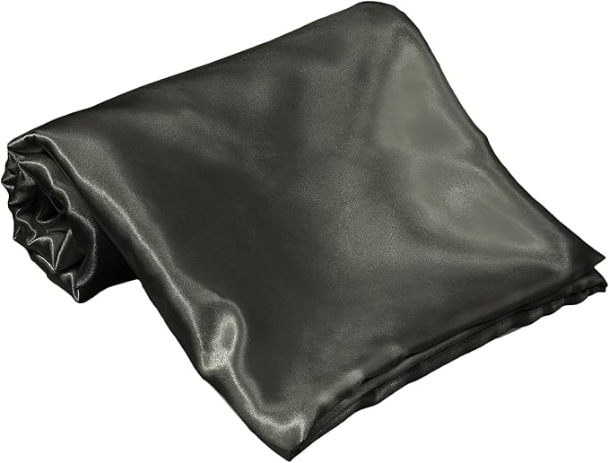 Homiest Luxury Dark Grey Satin Top Sheet - Image 2