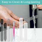 Glass Nail File Buffer with Case - Image 6
