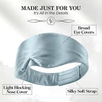 SLEEP SANCTUARY 100% Pure Mulberry Silk Sleep Mask - Image 6