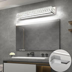 ZUZITO 30in LED Bathroom Lights Over Mirror Modern Crystal Vanity Lights Bar - Image 5
