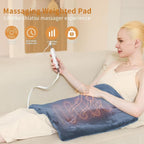 SAROO Heating Pad for Back Pain Relief, Massaging Weighted Heating Pads for Neck - Image 3