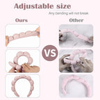 Ztomine Spa Headbands for Washing Face or Facial, Terry Cloth Headband Wash - Image 4