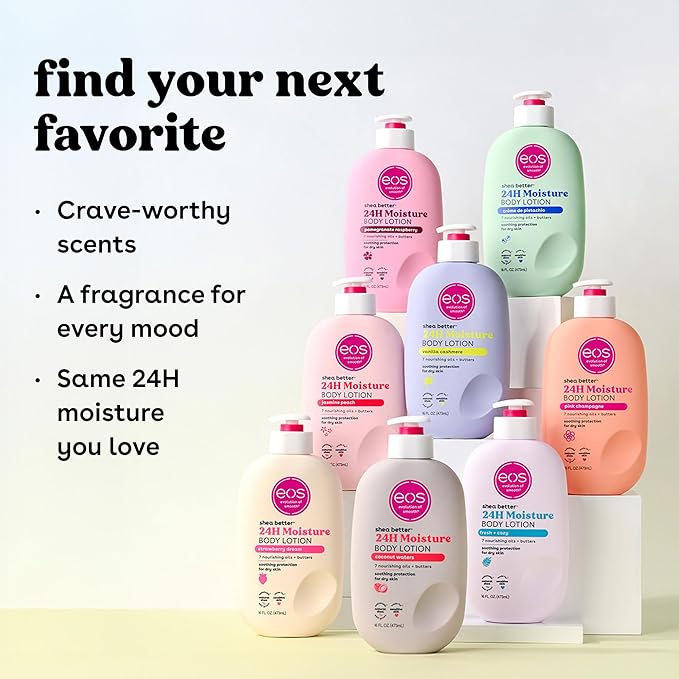 eos Shea Better Body Lotion, Fresh & Cozy, 24-Hour Moisture Skin Care, - Image 10