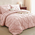 CozyLux Oversized King Comforter Sets Peach Pink, 7 Pieces Oversized King by CozyLux