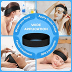 Noverlife 100PCS Disposable Spa Facial Headbands, Stretch Soft Skin Care Hair - Image 6