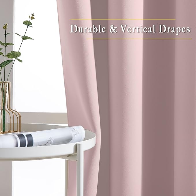NICETOWN Light Block Window Curtains 84" Length - Image 5