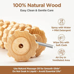 Wooden Cellulite Massage Roller - Image 6