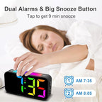 Topski Loud Alarm Clocks for Bedrooms Heavy Sleepers, Plug-in Digital Bedside - Image 6