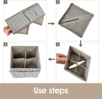 VERONLY Cosmetic Storage Bins Makeup Organizer, Adjustable Multifunction - Image 7