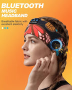 LC-dolida Sleep Headphones Headband Bluetooth 5.4, Sports Headband Earphones - Image 3