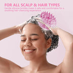 2 in 1 Silicone Brush, BEAUTAIL Body Shower Scrubber and Scalp Hair Massager - Image 4