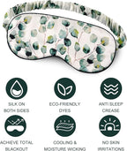 OLESILK 100% Natural Mulberry Silk Sleep Eye Mask Block Out Light, Fashion - Image 6