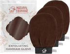 Natural Elephant Exfoliating Hammam Glove | Authentic Moroccan Kessa Body Scrub by NaturalElephant