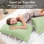 Pillowcases King Size 2 Pack, Cooling Viscose from Bamboo Pillow Cases - Image 5