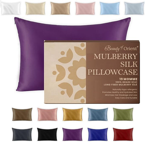 19 Momme Premium Mulberry Silk Pillowcase by BeautyofOrient