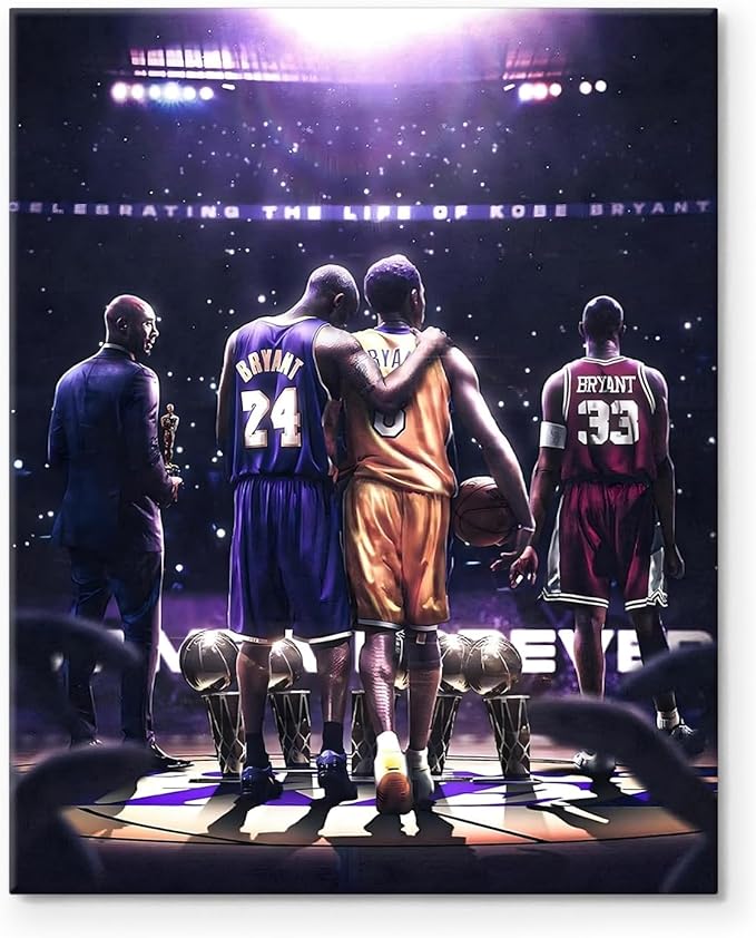 Kobe Bryant Legacy Canvas Wall Art Print Poster, Iconic Inspirational Sports - Image 9