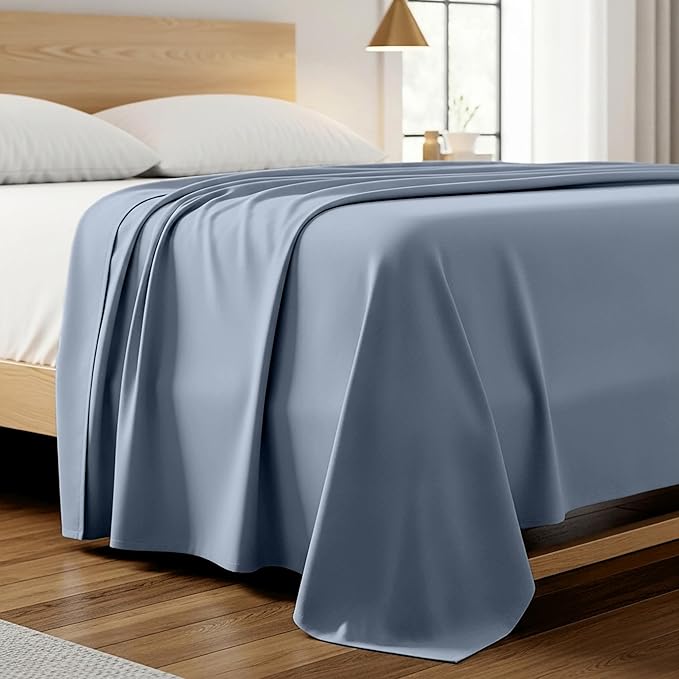 Mellanni California King Size Flat Sheet by Mellanni