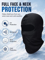 SATINIOR 6 Pcs Ski Mask Cover Balaclava Full Face Mask Summer Face Cover UV - Image 3