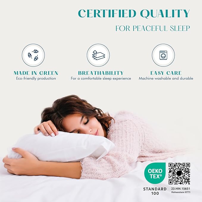 XOOX Linen 100% Egyptian Cotton Sheets Set - Image 5
