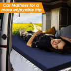 CYMULA Camping Cot Mattress 2in Memory Foam Sleeping Pad, Soft Warm Non-Slip - Image 8