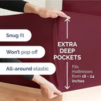 Extra Deep Twin Sheet Set - Image 3