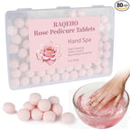 Manicure Spa Balls 8oz -Rose Soak Balls Moisturizing Tablets Cuticle Soften by Unknown