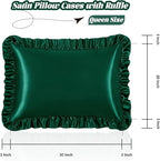 Homiest Ruffle Satin Pillowcase - Image 3
