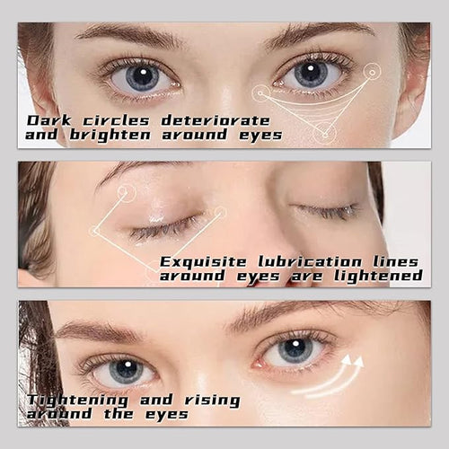 Adofect 30 Pairs Black Collagen Under Eye Mask Anti-Aging Hyaluronic Acid Eye - Image 2