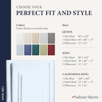 100% Egyptian Cotton Queen Size Sheets Set - Image 8