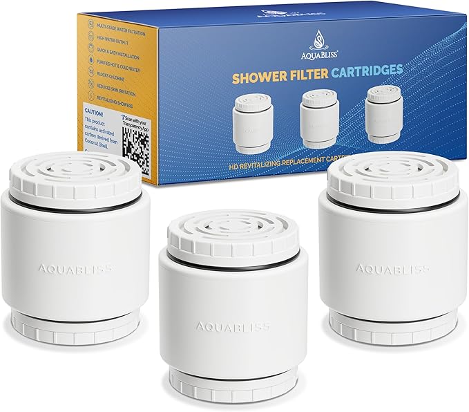 AquaBliss HD Multi Stage Shower Filter Replacement Cartridge by AquaBliss