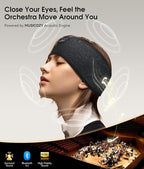 MUSICOZY Sleep Headphones Bluetooth 5.4 Headband, Wireless Earphones Music - Image 4