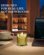 M&SENSE Naturally Scented Vegan Soy Candles, Fresh Melon Scented Candles - Image 4