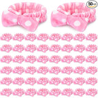 50 Pcs Pink Spa Headband Bulk Spa Sleepover Party Supplies by Wavyknot