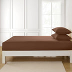 Queen Fitted Sheet Only with Full Elastic & Built in Corner Sheet Straps to - Image 4