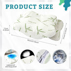 Hahafelt Cooling Cervical Pillowcase Waterproof Bamboo Neck Pillow Case - Image 2