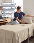 Twin XL 4 Piece Sheet Set - Image 5