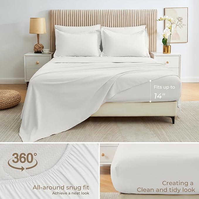 Sasttie Oversized King Comforter Set, 7 Pieces Reversible Bed in a Bag - Image 4
