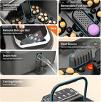Collapsible Foot Spa Bath with Heat and Massage, Motorized Shiatsu Foot - Image 7