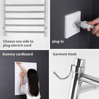 Wall Mounted Towel Warmer 8 Bars - Image 2