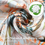 MANSPHIL Tropical 100% Silk Pillowcases Queen Size, 22 Momme Mulberry Silk - Image 2