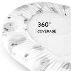 Yoofoss Bassinet Sheets for Baby, Baby Delight, Angelbliss, Soft Breathable - Image 7