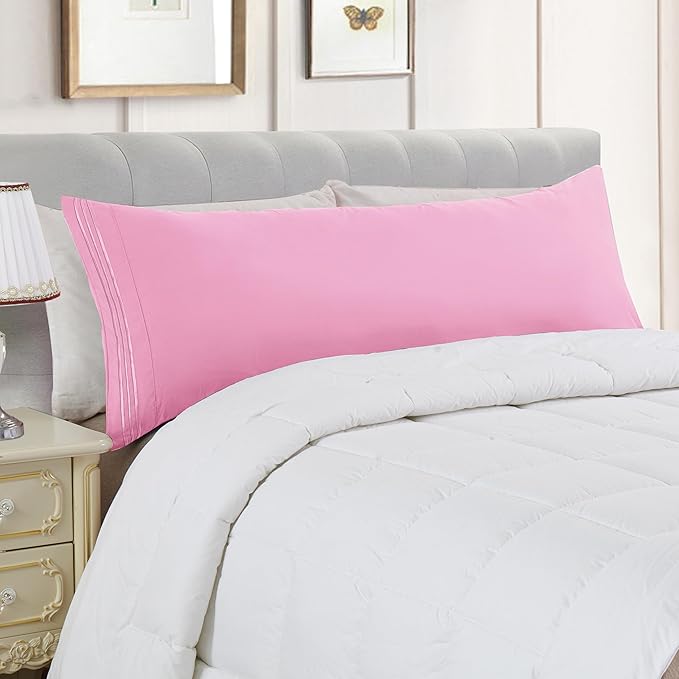 Elegant Comfort Luxury Ultra-Soft 1-Piece Body Pillowcase - Image 2