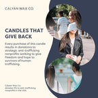 Calyan Wax Co. Mahogany & Cashmere 3 Wick Scented Candle - Image 9