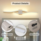 Joossnwell Bathroom Vanity Light Modern Bathroom Lighting Fixture Over Mirror - Image 6