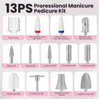 Electric Nail Drill, Cordless 2000 mAh Rechargeable Portable Nail File 12 in 1 - Image 5