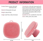 Silicone face Scrubber for Women Facial Cleansing Brush Silicone Face Wash - Image 2