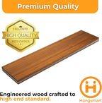HÜNGSMART 60 Inch Wooden Floating Shelf – Supports 300lbs - Image 4