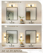 Modern Black Wall Sconce, HWH Up and Down Indoor Sconces Wall Lighting - Image 4