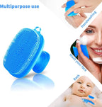 Silicone Face Scrubber for Men Facial Cleansing Brush Silicone Face Wash Brush - Image 2