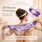 African Net Sponge Authentic, 3 Pieces African Exfoliating Net Sponge Body Back - Image 2